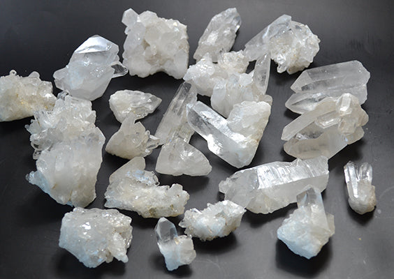 ~3# Flat Of Quartz Cluster